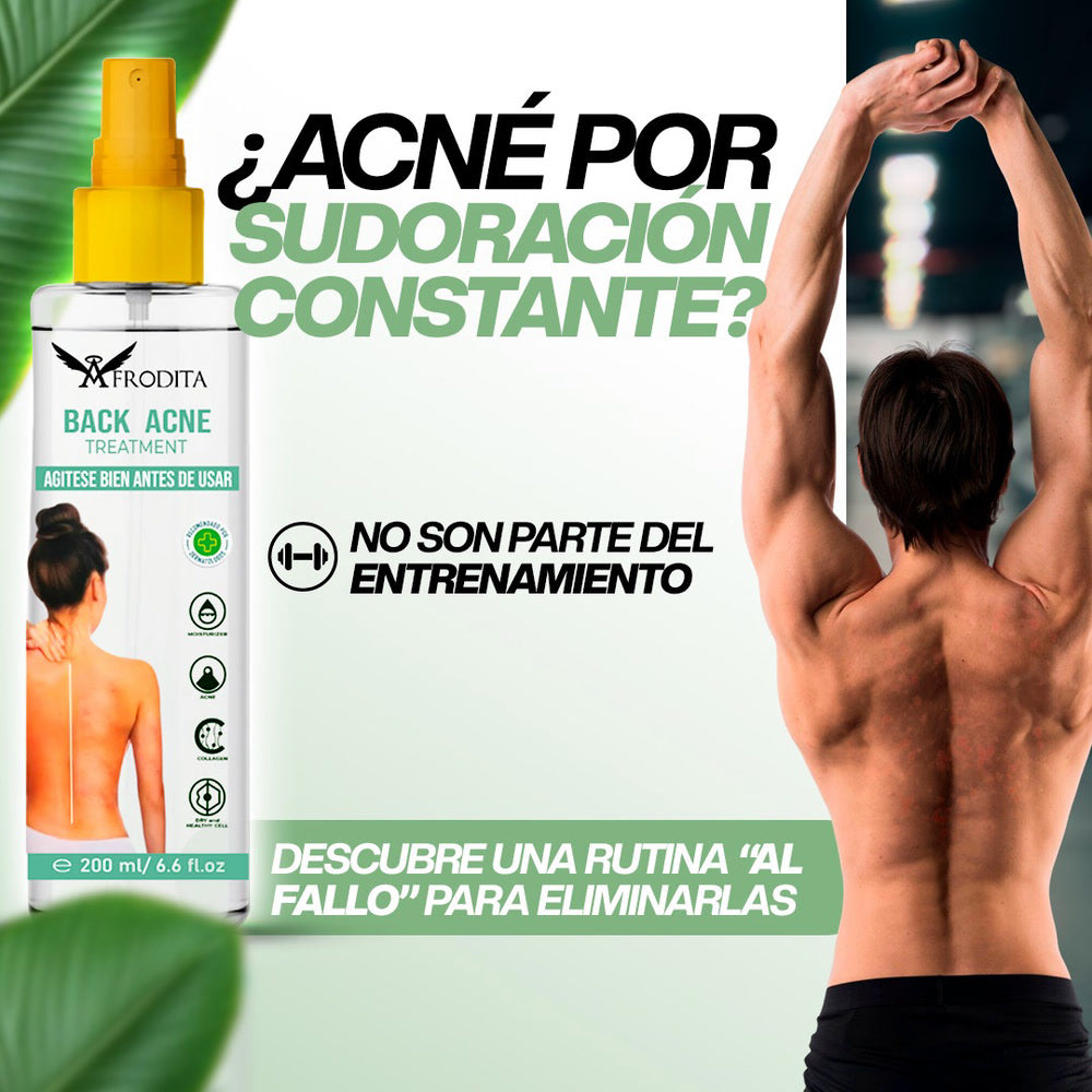Back acne tratamiento