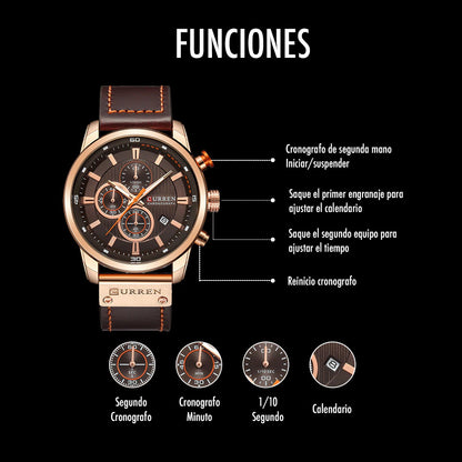 Reloj Curren 8291 Cuero
