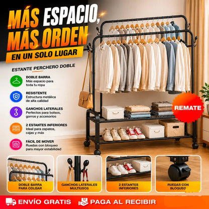 organizador perchero tendedero zapatero - LA SEGUNDA UNIDAD POR SOLO + $82.000