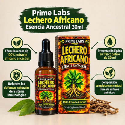 Prime Labs Lechero Africano - Descubre el poder de una tradición ancestral inspirada en la naturaleza.