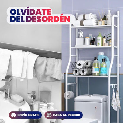 ÚLTIMO DIA DE LA PROMO 40% OFF - Estante Organizador para Baño 3 Niveles