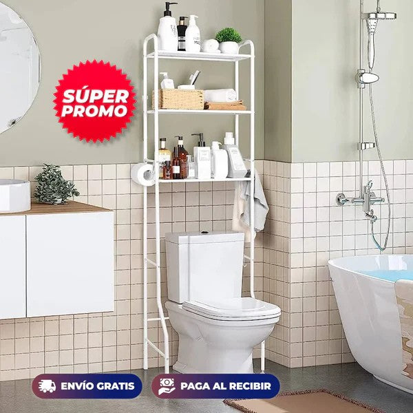 ÚLTIMO DIA DE LA PROMO 40% OFF - Estante Organizador para Baño 3 Niveles