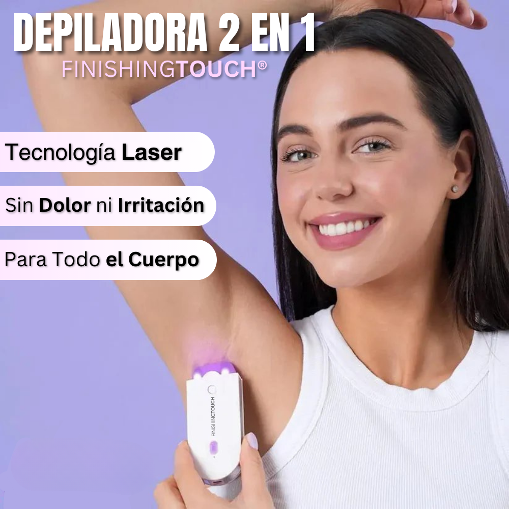 Depiladora Yes 2 en 1 - DEPILACIÓN LASER RÁPIDA Y INDOLORA