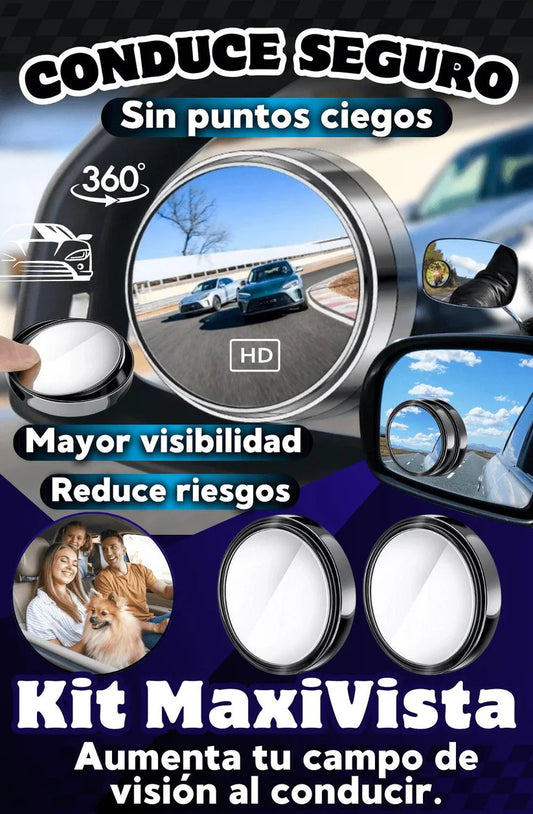 SÓLO HOY 40% - Espejos Retrovisor Punto Ciego 360 Grado 2UND
