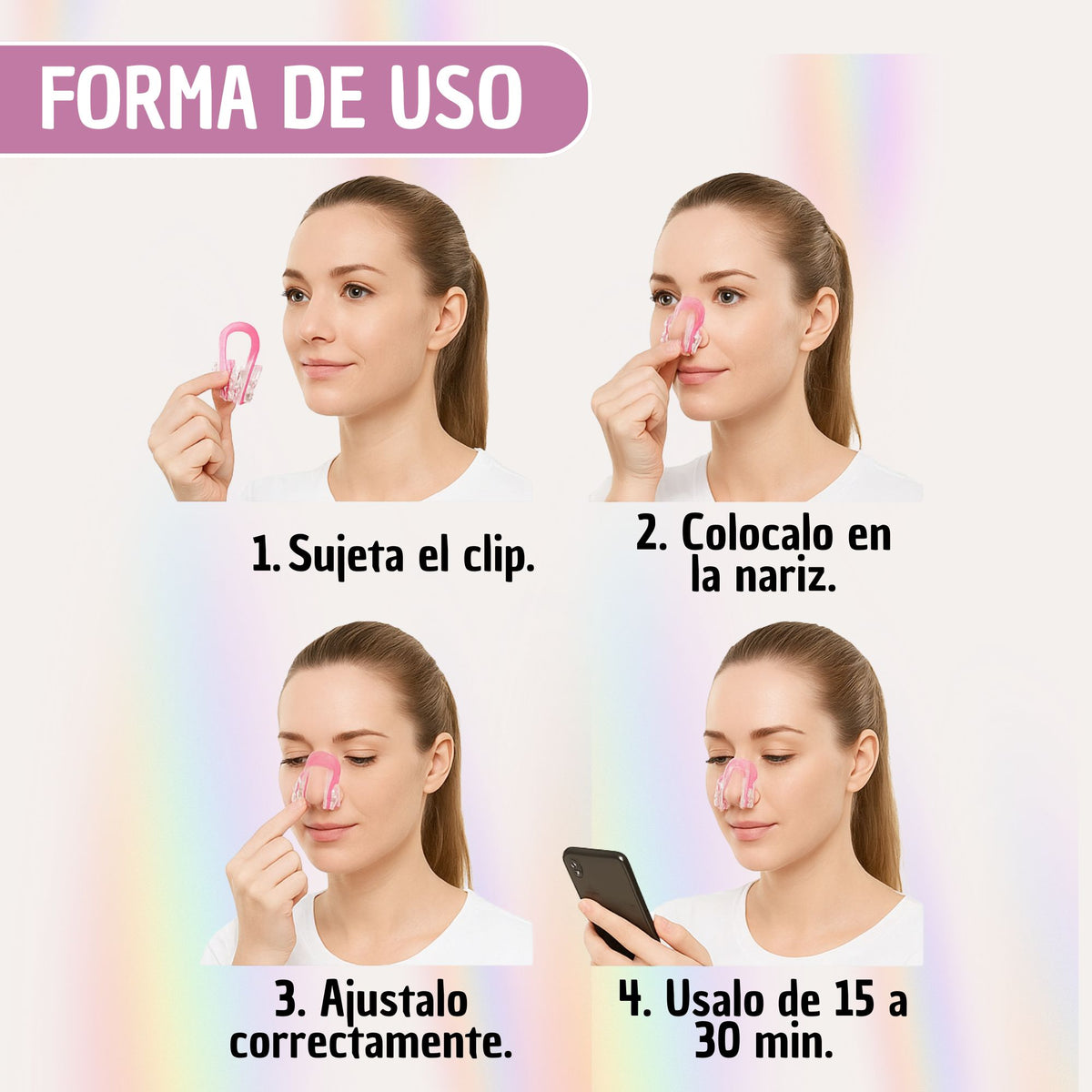 Corrector Nasal Perfilé - Moldeador de Nariz sin Cirugía