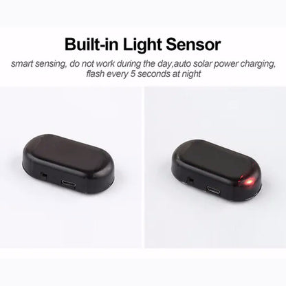 Luz solar seguridad antirrobo carro x2