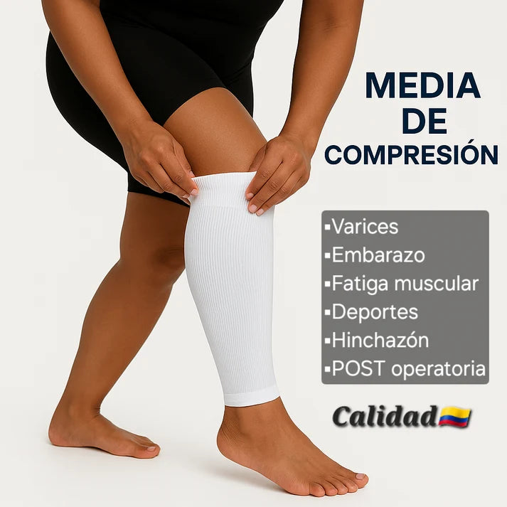 MEDIAS DE COMPRESION - LA SEGUNDA UNIDAD POR SOLO + $34.000