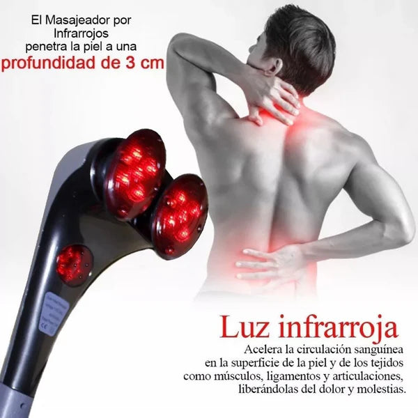 RELAJA TU ESPALDA Y RECARGA TU CUERPO CON CALOR INTELIGENTE - Masajeador Corporal B2000 Profesional