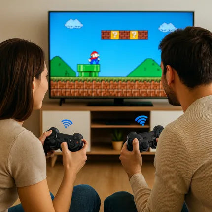 Consola Game Stick® ¡Más de 10.000 juegos retro en tu bolsillo!  - ÚLTIMO DIA CON 2 CONTROL DE REGALO