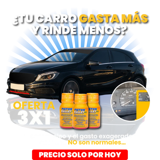 Aditivo Piston Bullet Bio PROMO X3 -🛒 Máximo Rendimiento + Ahorro Garantizado ✅- SOLO HOY 40% OFF