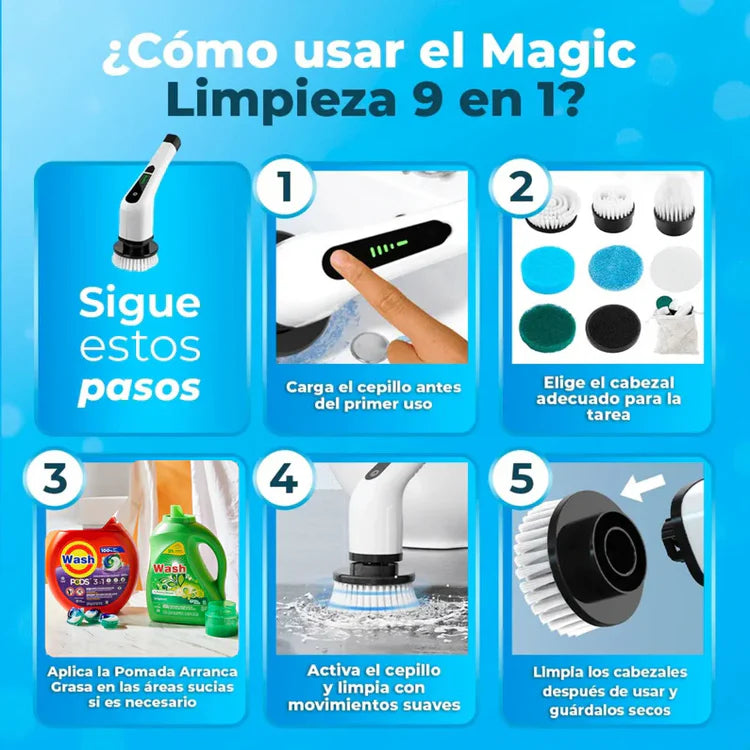 SUPER PROMOCIÓN para limpiar tu casa rápida y fácilmente 40% OFF - Cepillo De Limpieza