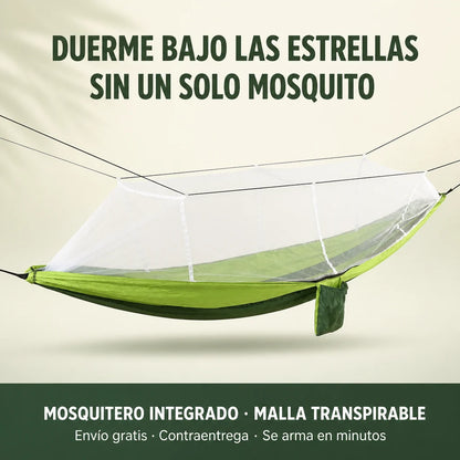 Hamaca Premium Con Toldillo Antimosquitos
