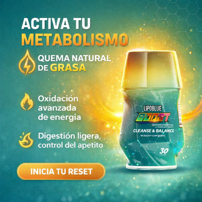 ACTIVACIÓN METABÓLICA AVANZADA - Lipoblue Boost™ - ¡ÚLTIMAS UNIDADES EN STOCK! 30% OFF