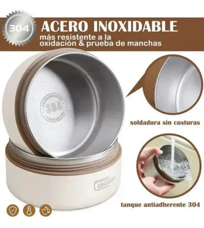 Loncheras ThermoLunch Pro - Comida Caliente Hasta 6 Horas Sin Microondas