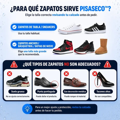 Fundas PisaSeco™ - Protege tus zapatos de la lluvia, barro y charcos en segundos | COMPRA 1 Y LLÉVATE 2