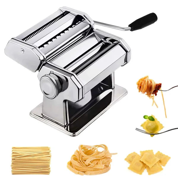 Máquina para Hacer Pasta en Acero Inoxidable
