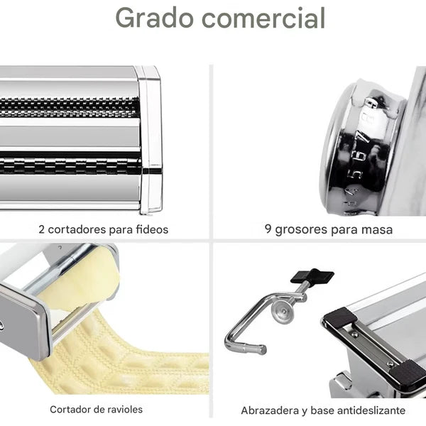 Máquina para Hacer Pasta en Acero Inoxidable