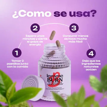 SUPER PROMO SOLO HOY 40% OFF - Lemme Burn activador de metabolismo