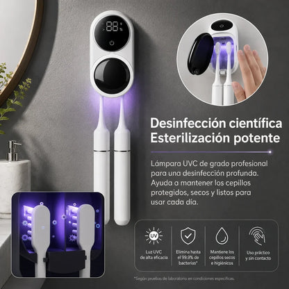 ¡LANZAMIENTO! - PureDent™ Esterilizador de Cepillos UV inteligente