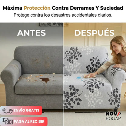 FlexiHome™ Funda Elástica Renovadora de Sofás Doble