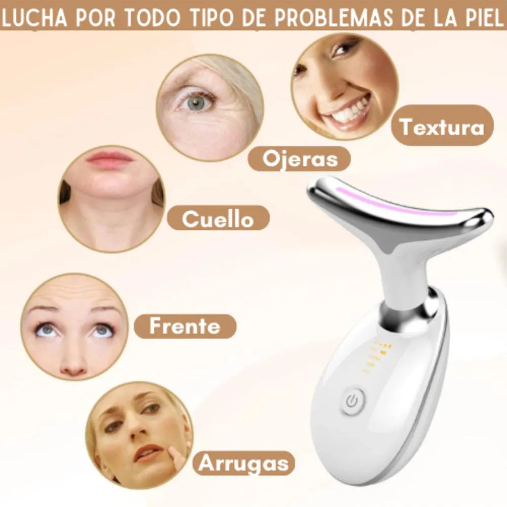 ÚLTIMAS UNIDADES - Masajeador y Tonificador Facial LED Sculpt™ -  Arrugas y Papada