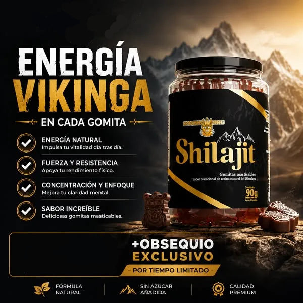¡NUEVA FÓRMULA! Shilajit Gomitas Masticables - LLÉVATE SOLO HOY UN OBSEQUIO EXCLUSIVO