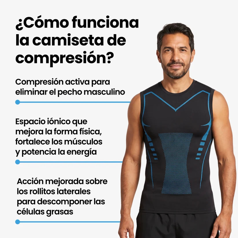 ¡LANZAMIENTO! - Ionfit Pro™ Camisilla de Compresión en lycra nylon