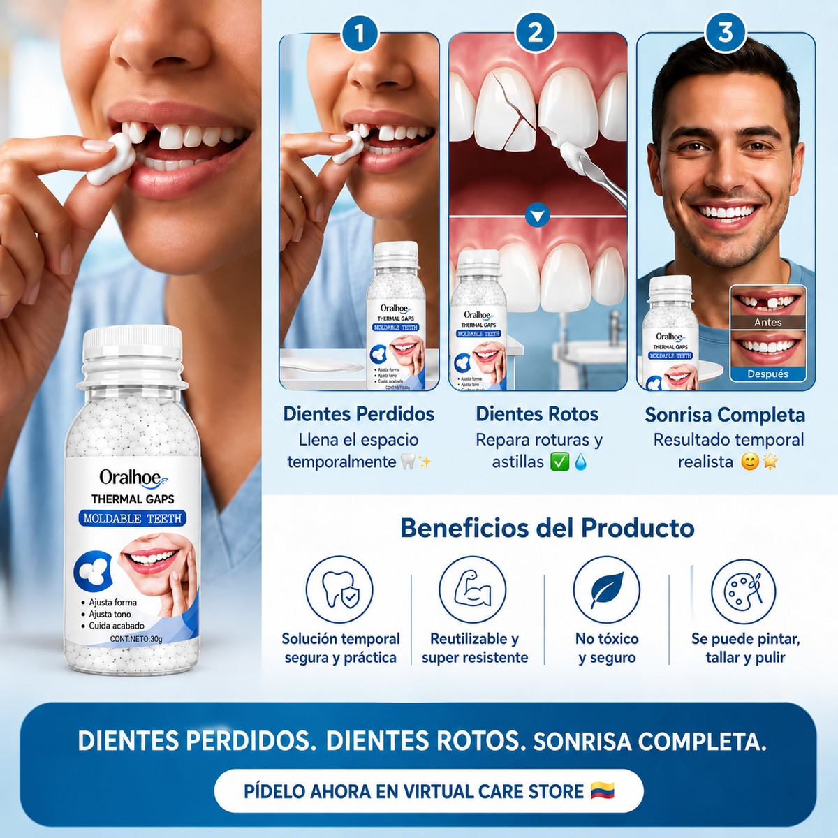 SmileKit Pro — El moldeador dental que te devuelve la confianza de sonreír en minutos