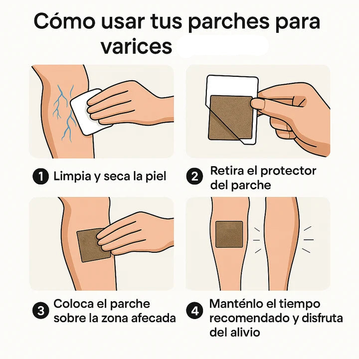 VeinPatch™ - Parches Naturales para Varices y Arañitas ( ¡12 UNIDADES! )