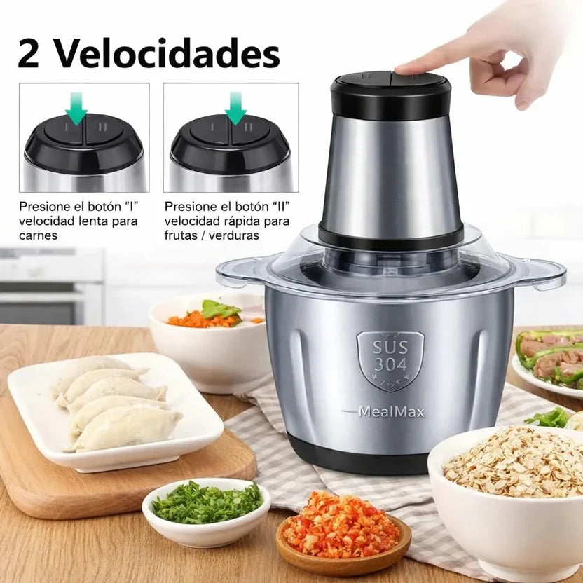 Procesador de Alimentos Multifuncional - ACERO INOXIDABLE