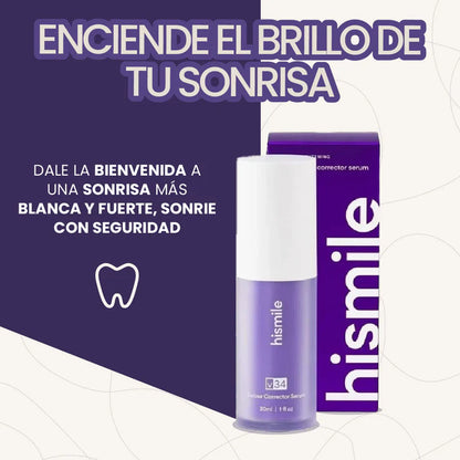 HISMILE® - Blanqueador Dental Premium - LUCE UNA SONRISA BRILLANTE - 50% DE DESCUENTO
