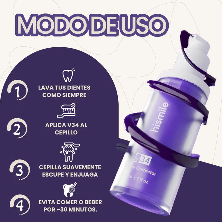 HISMILE® - Blanqueador Dental Premium - LUCE UNA SONRISA BRILLANTE - 50% DE DESCUENTO