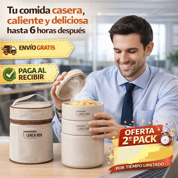 Loncheras ThermoLunch Pro - Comida Caliente Hasta 6 Horas Sin Microondas