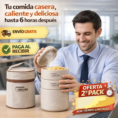 Loncheras ThermoLunch Pro - Comida Caliente Hasta 6 Horas Sin Microondas