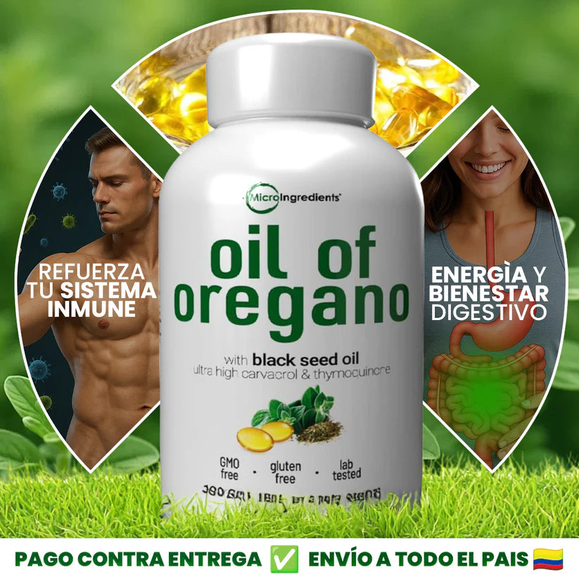 OFERTA IMPERDIBLE COMPRA 1 Y LLÉVATE 2 -ACEITE DE OREGANO – SOLO HOY 50% OFF