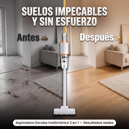 Aspiradora Vertical de Mano - ¡CON 8 ITENS DE REGALO!