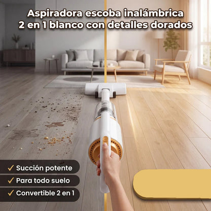 Aspiradora Vertical de Mano - ¡CON 8 ITENS DE REGALO!