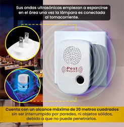 SUPER PROMO SOLO HOY 60% OFF - Repelente Ultrasonico de Plagas