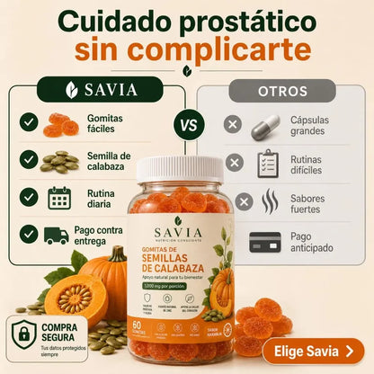 Savia gomitas de calabaza - LA SEGUNDA UNIDAD POR SOLO + $49.000
