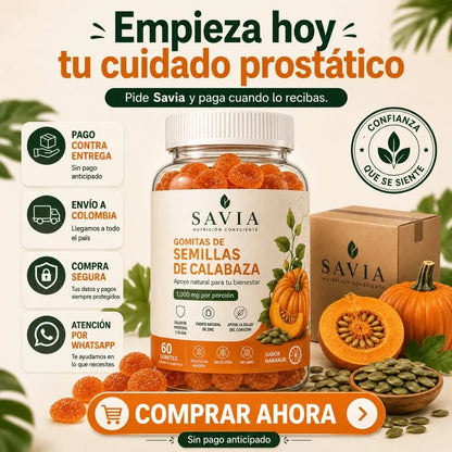 Savia gomitas de calabaza - LA SEGUNDA UNIDAD POR SOLO + $49.000