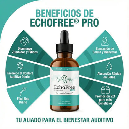 Suplemento EchoFree™ ADIOS A LOS ZUMBIDOS - ¡ÚLTIMO DÍA DE LA PROMOCIÓN 2X1!