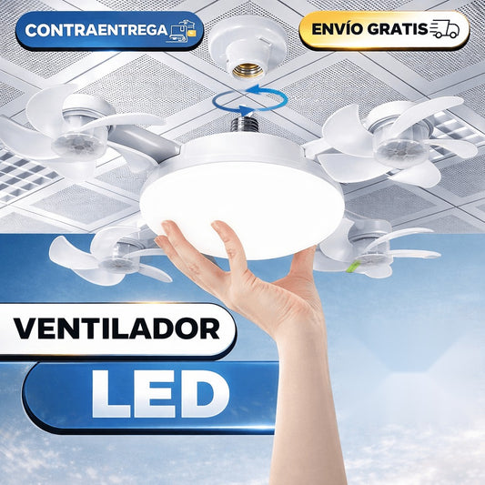 A501 Ventilador Techo Led Tipo Dron - LA SEGUNDA UNIDAD POR SOLO + $76.000