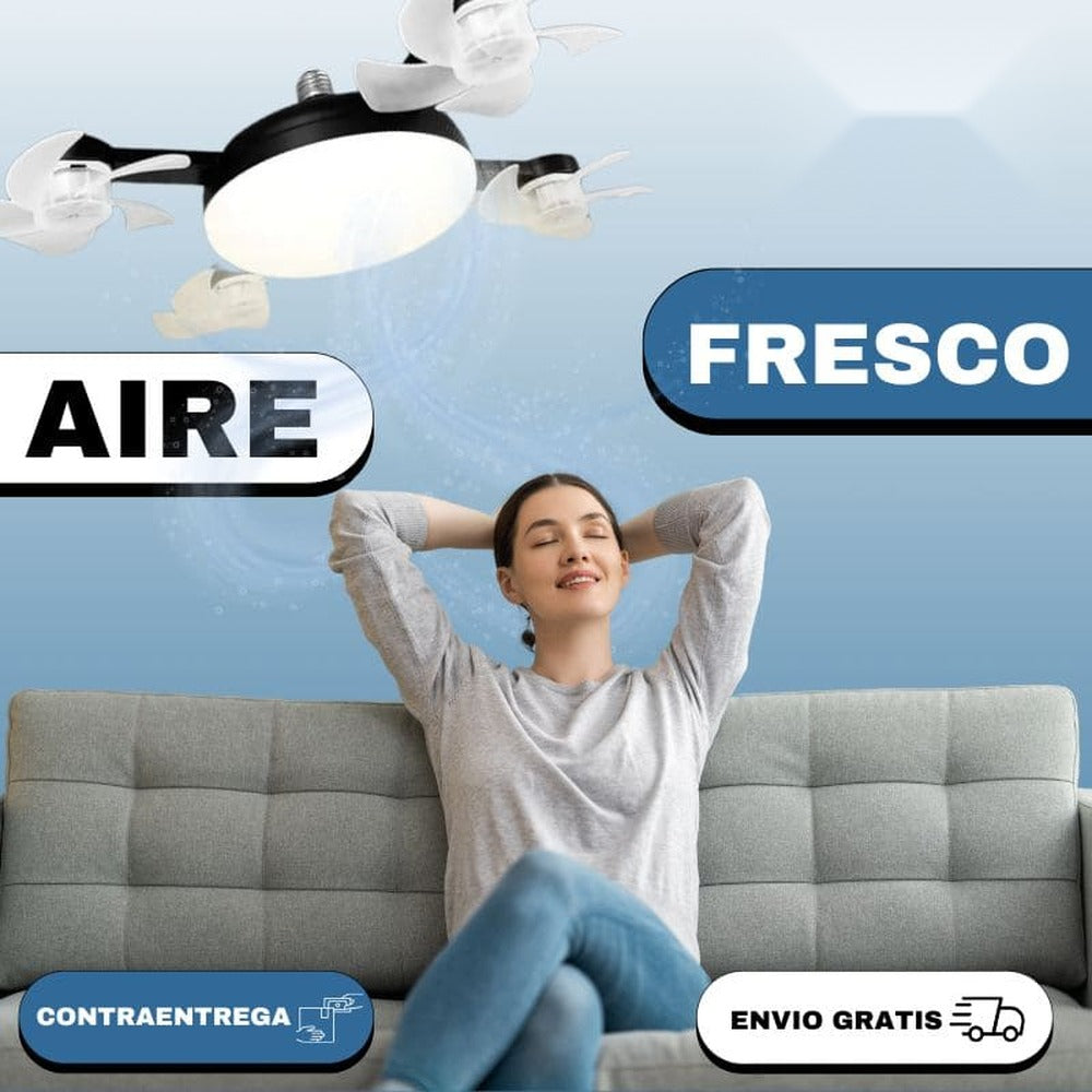 A501 Ventilador Techo Led Tipo Dron - LA SEGUNDA UNIDAD POR SOLO + $76.000