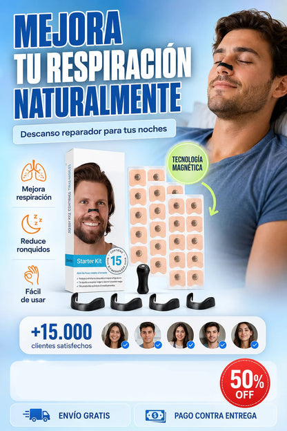 Tiras Nasales Magnéticas - LA SEGUNDA UNIDAD POR SOLO + $34.000 HOY