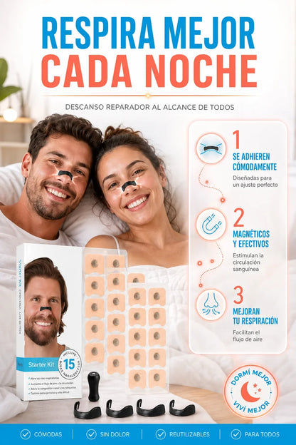 Tiras Nasales Magnéticas - LA SEGUNDA UNIDAD POR SOLO + $34.000 HOY