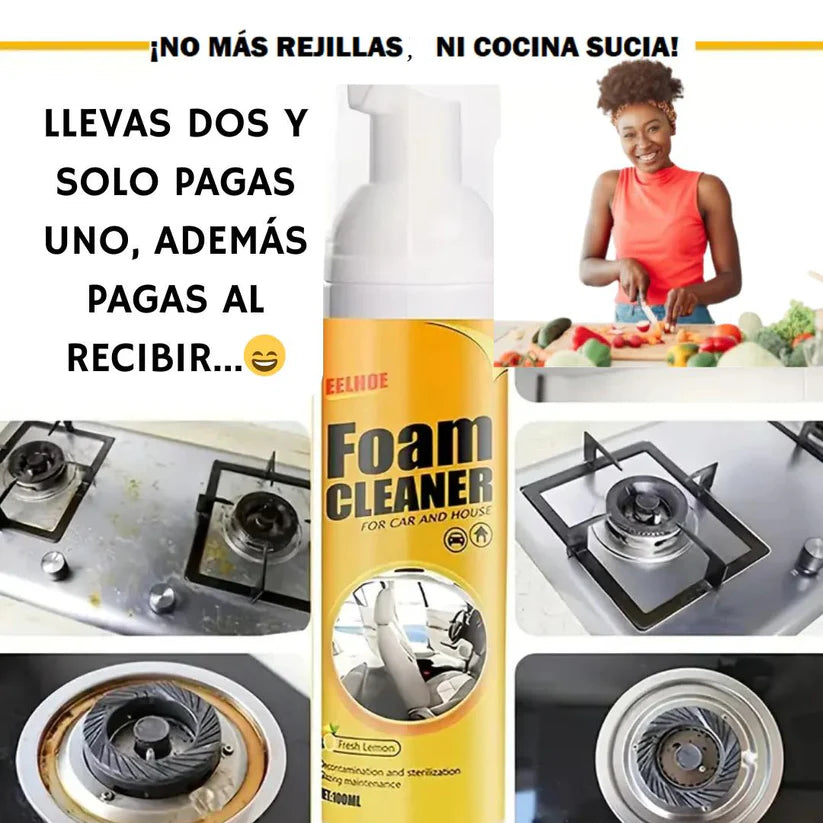 PROMOCIÓN EXCLUSIVA COMPRA 1 Y LLÉVATE 2 - Foam Cleaner espuma limpiadora 50% OFF